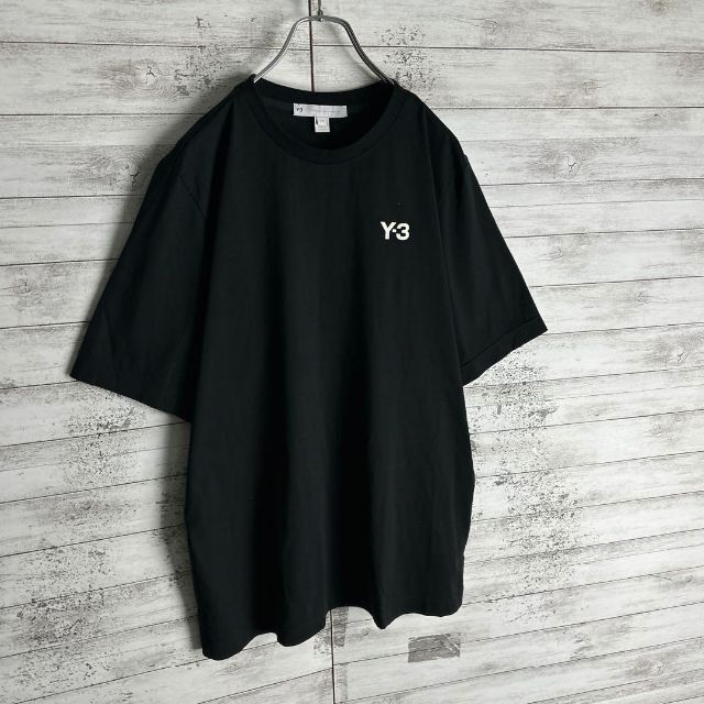 7488【希少デザイン】Y-3☆ビッグロゴ定番カラーtシャツ入手困難 人気