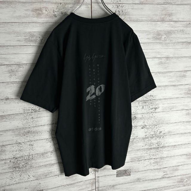 7488【希少デザイン】Y-3☆ビッグロゴ定番カラーtシャツ入手困難　人気　美品