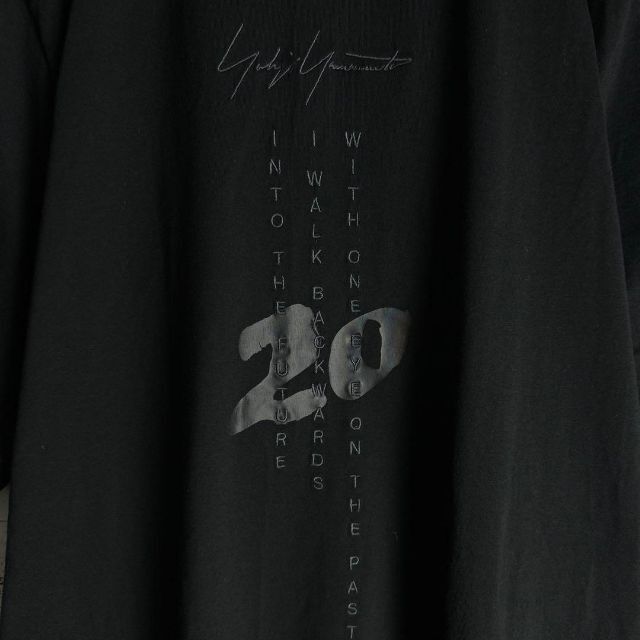 7488【希少デザイン】Y-3☆ビッグロゴ定番カラーtシャツ入手困難　人気　美品