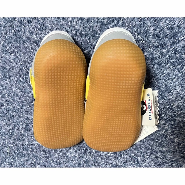 mikihouse(ミキハウス)の新品　ミキハウス　ダブルビー　黄　靴　13センチ　 キッズ/ベビー/マタニティのベビー靴/シューズ(~14cm)(スニーカー)の商品写真