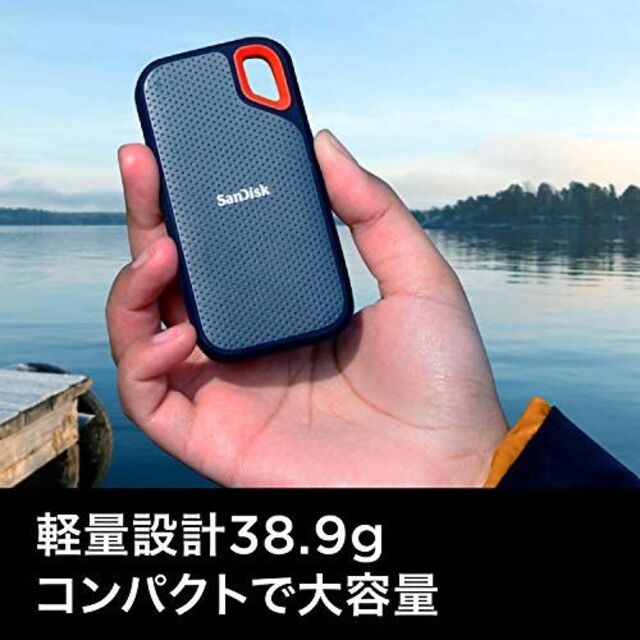 スマホ/家電/カメラ送料込 SanDisk ポータブルSSD 2TB  SDSSDE60-2T00