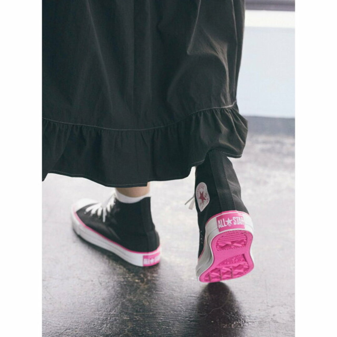 earth music & ecology(アースミュージックアンドエコロジー)の【ブラック】CONVERSE×earth ALL☆STAR HI レディースの靴/シューズ(スニーカー)の商品写真