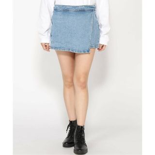 ゲス(GUESS)の【ライトインディゴブルー(F7P)】(W)GUESS Originals Denim Skort(デニム/ジーンズ)