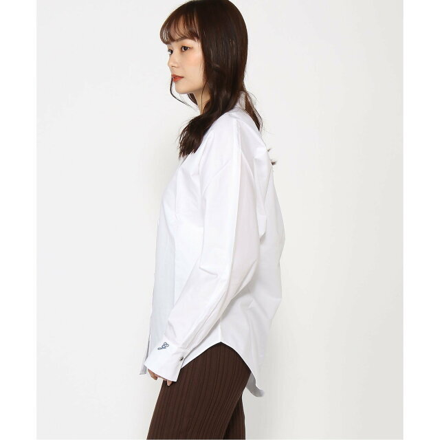 GUESS(ゲス)の【ホワイト(G011)】(W)Benedicte Shirt レディースのトップス(シャツ/ブラウス(長袖/七分))の商品写真