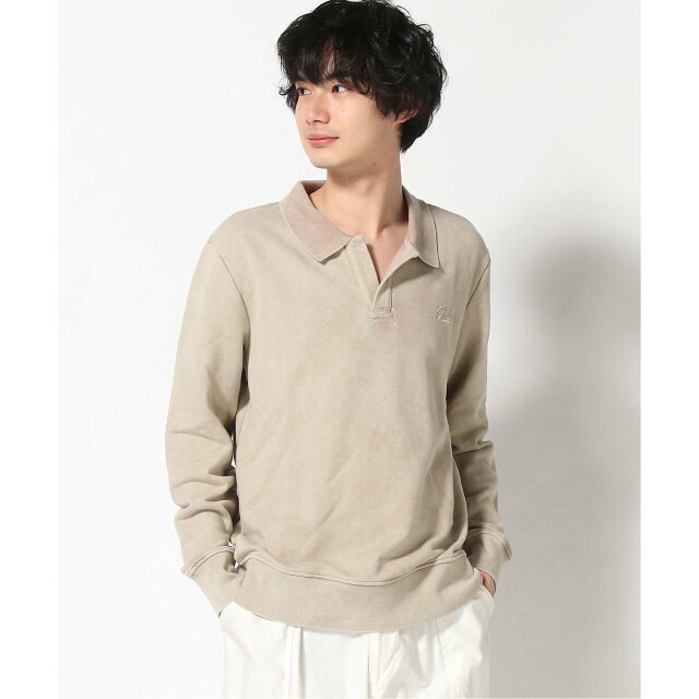 GUESS(ゲス)の【ベージュ(G1CA)】(M)Joao Polo Fleece メンズのトップス(ポロシャツ)の商品写真