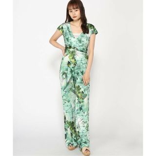 ゲス(GUESS)の【グリーン(P82U)】(W)All Over Print Jumpsuit(サロペット/オーバーオール)