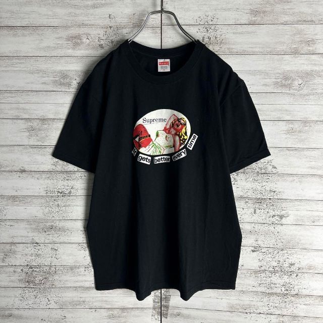 7504 【入手困難】シュプリーム☆ビッグロゴ定番カラー人気デザインtシャツ美品