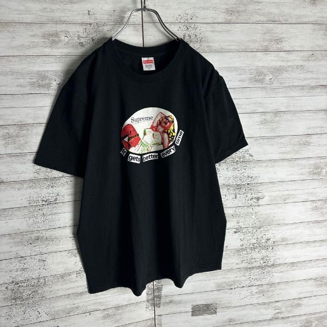 7504 【入手困難】シュプリーム☆ビッグロゴ定番カラー人気デザインtシャツ美品