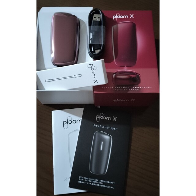 PloomTECH - ploom X限定色ﾚﾃﾞｨｯｼｭﾌﾞﾗｳﾝ開封のみ未使用品の通販 by ...