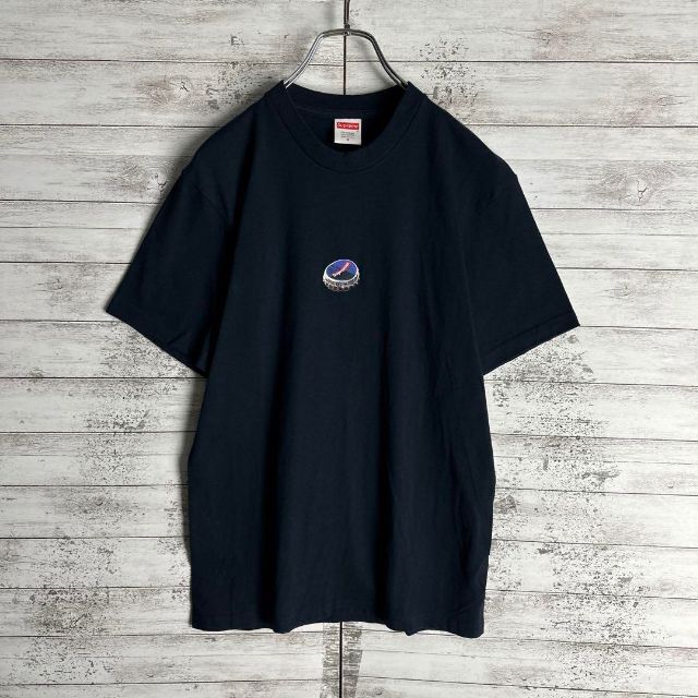 7495 【人気デザイン】シュプリーム☆ワンポイントロゴ定番カラーtシャツ　美品