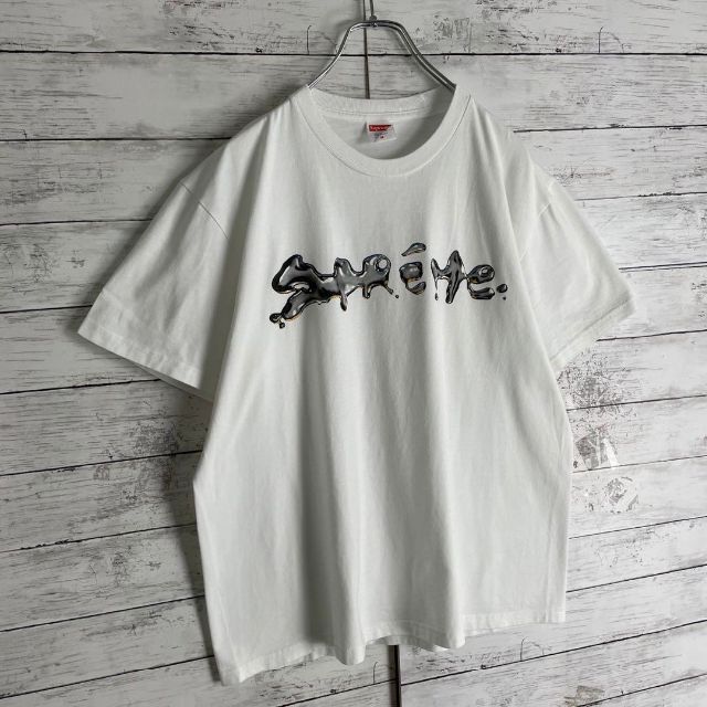 7583 【入手困難】シュプリーム☆ビッグロゴ定番カラー人気デザインtシャツ美品
