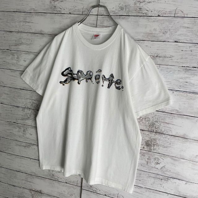 7814 【入手困難】シュプリーム☆ビッグロゴ定番カラー人気デザインtシャツ美品