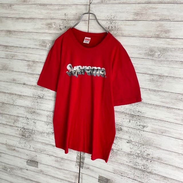 7521 【入手困難】シュプリーム☆ビッグロゴ定番カラー人気デザインtシャツ美品