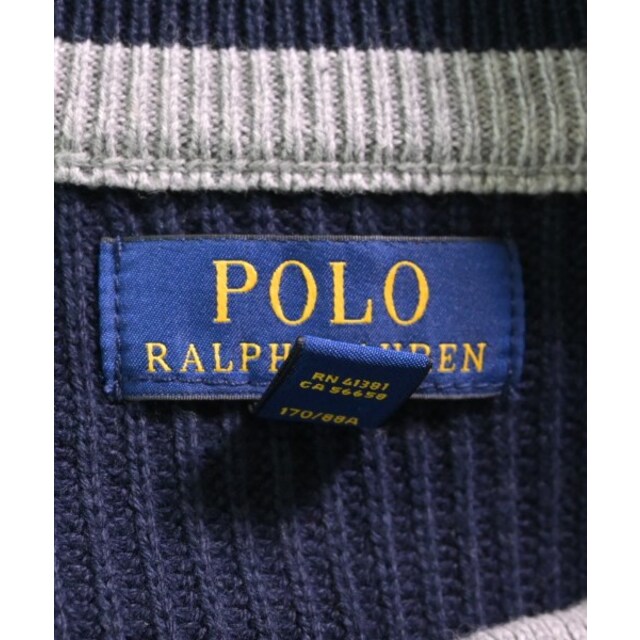 POLO RALPH LAUREN(ポロラルフローレン)のPolo Ralph Lauren ブルゾン（その他） XL 紺xグレー 【古着】【中古】 キッズ/ベビー/マタニティのキッズ服女の子用(90cm~)(ジャケット/上着)の商品写真