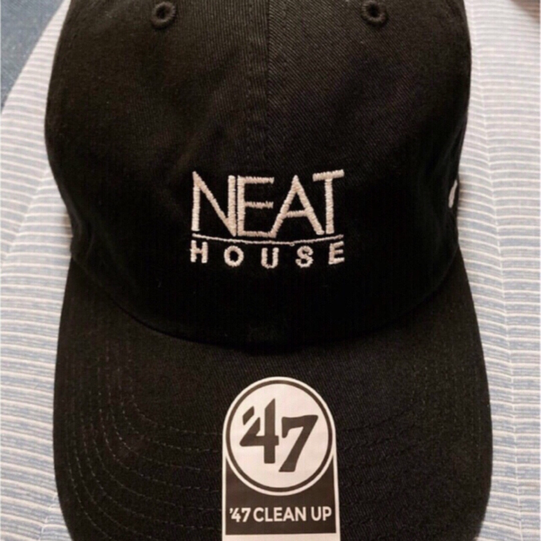 47 NEAT HOUSE ニート　ブラック フォーティーセブン　キャップ　帽子
