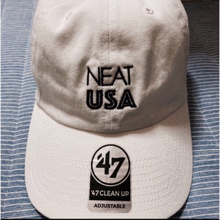 フォーティセブン(47 Brand)の47 NEAT USA ニート ホワイト　フォーティーセブン　キャップ　帽子(キャップ)