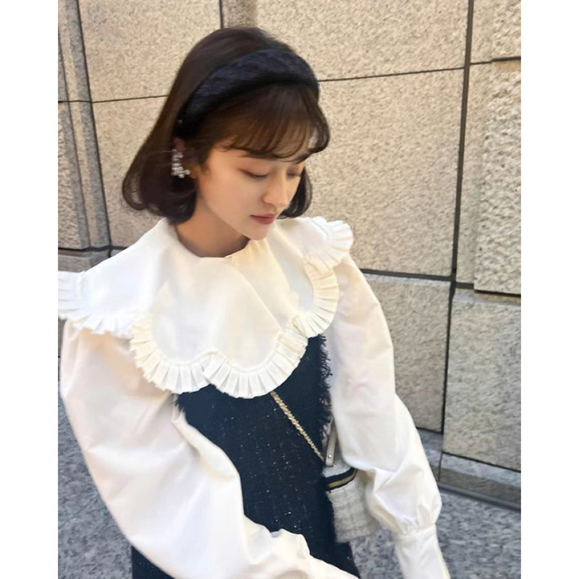 épine - BIBIY FRANCESCA BLOUSE WHITEの通販 by Ci 休み中|エピヌ