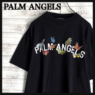 7564【即完売モデル】パームエンジェルス☆アーチロゴ定番カラーtシャツ　美品