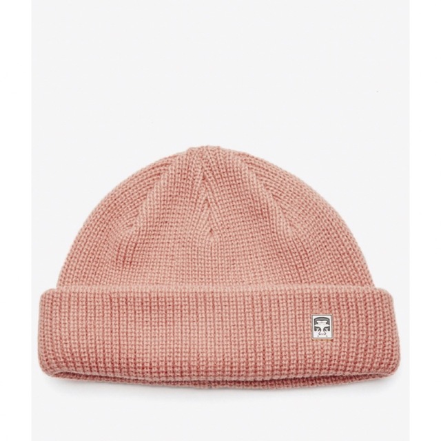 OBEY(オベイ)のOBEYオベイ 帽子 - Beanie - pink amethyst メンズの帽子(ニット帽/ビーニー)の商品写真
