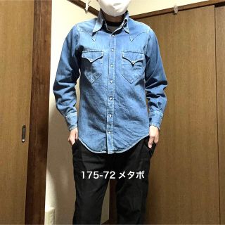 ROCKMOUNT - L相当!USA製 ロックマウントランチウェア 古着長袖デニム