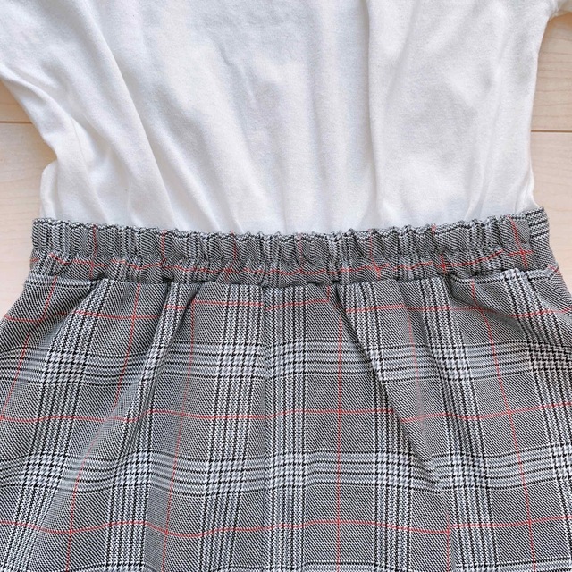 ドッキング ワンピース 130 キッズ/ベビー/マタニティのキッズ服女の子用(90cm~)(ワンピース)の商品写真