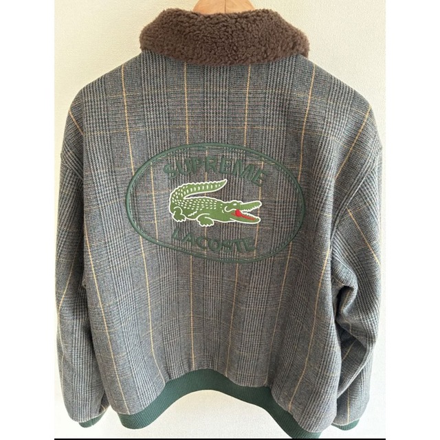 supreme lacoste wool bomber jacket