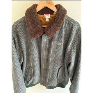 supreme lacoste wool bomber jacketの通販 by r's shop|ラクマ
