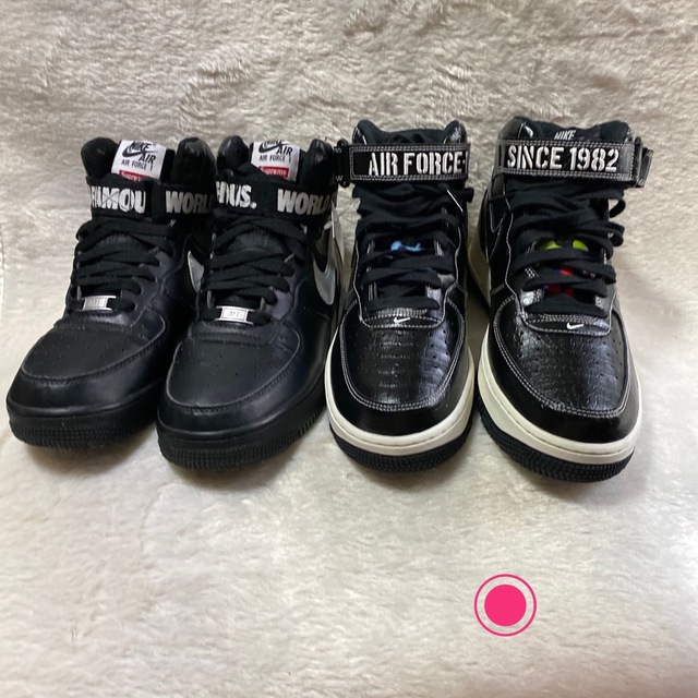 NIKE(ナイキ)の【即決値下げ】AIR•FORCE1•MID•07•LV8. 27.5. ブラック メンズの靴/シューズ(スニーカー)の商品写真