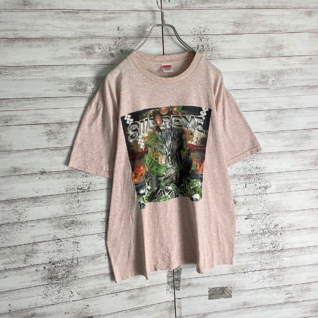 7530 【入手困難】シュプリーム☆ビッグロゴ定番カラー人気デザインtシャツ美品