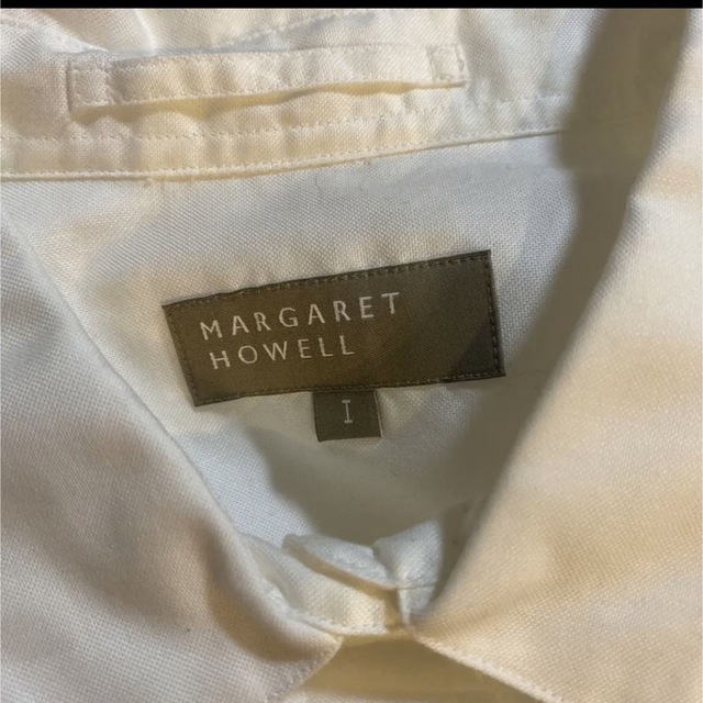 MARGARET HOWELL - 美品MARGARET HOWELL 白シャツ ブラウス サイズ1の ...