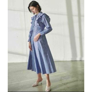 アンドクチュール(And Couture)の【すもも様専用】アンドクチュール ワンピース ブルー(ロングワンピース/マキシワンピース)