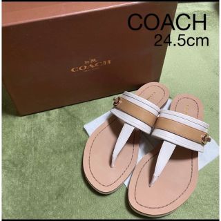 コーチ(COACH)のcoach コーチ♡サンダル ペタンコサンダル(サンダル)