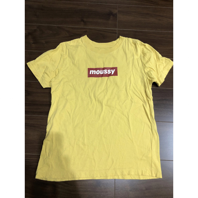 moussy(マウジー)のmoussyのボックスロゴTシャツ レディースのトップス(Tシャツ(半袖/袖なし))の商品写真