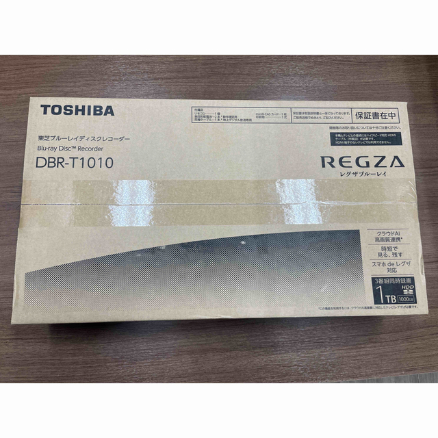 TOSHIBA DBR-T1010 BLACK スマホ/家電/カメラのテレビ/映像機器(ブルーレイレコーダー)の商品写真