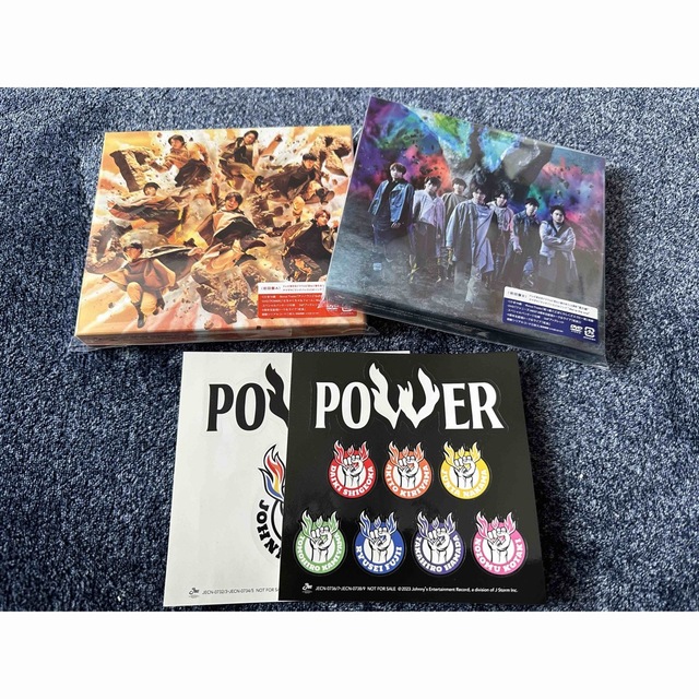 ジャニーズWEST(ジャニーズウエスト)のジャニーズWEST POWER 初回盤A.B ステッカー付 エンタメ/ホビーのDVD/ブルーレイ(アイドル)の商品写真