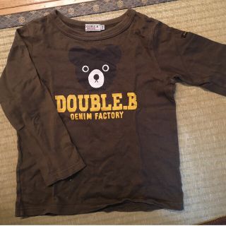 ダブルビー(DOUBLE.B)の【ハル様専用】長袖　Tシャツ　ロンT　110(Tシャツ/カットソー)