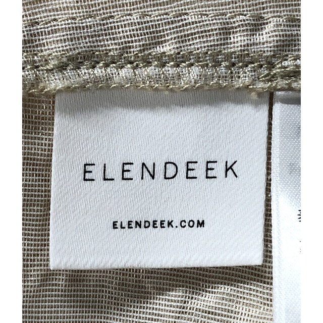 美品  ELENDEEK チュニックシャツ ジャガードブラウス レディース F レディースのトップス(その他)の商品写真