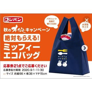 ミッフィー(miffy)の「フジパン秋の本仕込みキャンペーン」★ミッフィー エコバッグ(ノベルティグッズ)