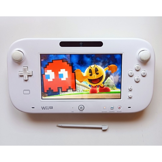任天堂 WiiU ゲームパッド シロ 白 【動作確認済】純正タッチペン付き | フリマアプリ ラクマ