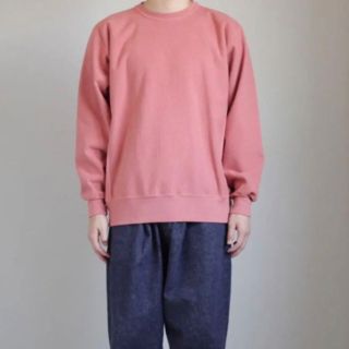 オーラリー(AURALEE)の【超美品】AURALE SUPER MILLED SWEAT P/O 5 ピンク(スウェット)