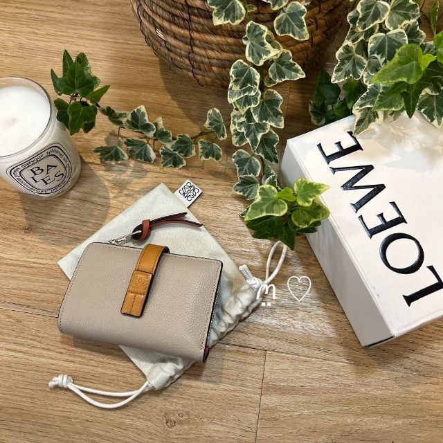 LOEWE ロエベ スリムジップバイフォールドウォレット コンパクトミニ