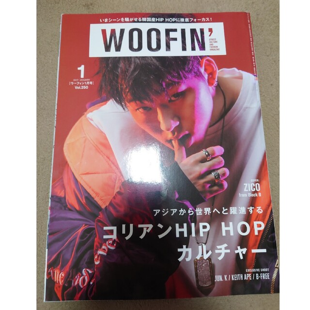 WOOFIN' ウーフィン 2017 1月号 Vol.250 ZICO 雑誌 | フリマアプリ ラクマ