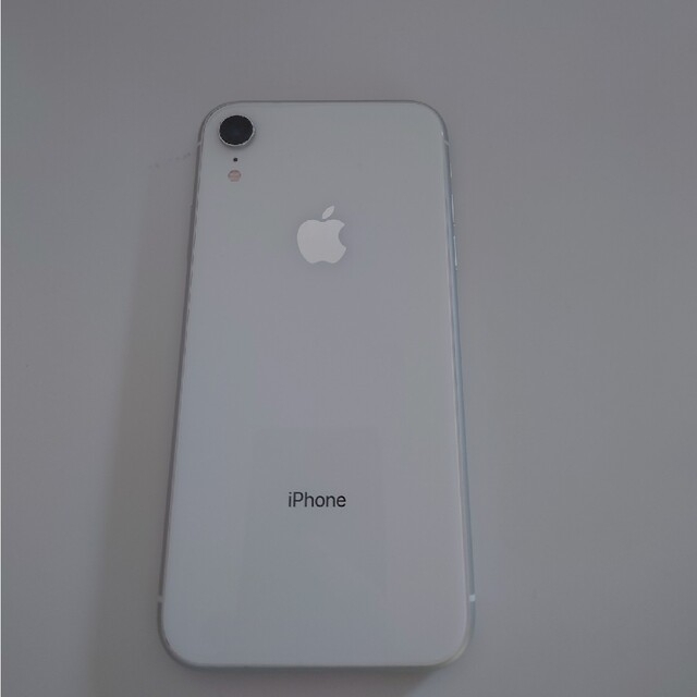 iPhone XR White 128 GB SIMフリー バッテリー90% - スマートフォン本体