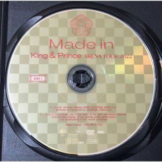 King & Prince 通常盤DVD盤