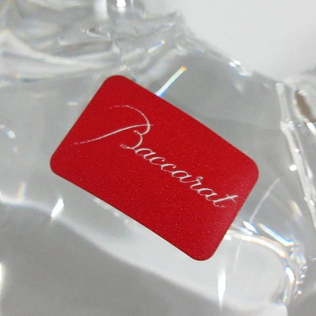 Baccarat(バカラ)のバカラ 小物美品  - クリア 置物/クマ レディースのファッション小物(その他)の商品写真