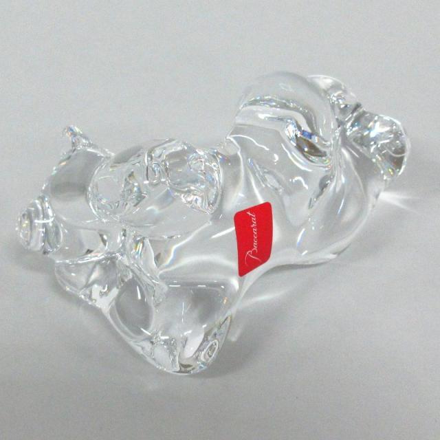 Baccarat(バカラ)のバカラ 小物美品  - クリア 置物/クマ レディースのファッション小物(その他)の商品写真