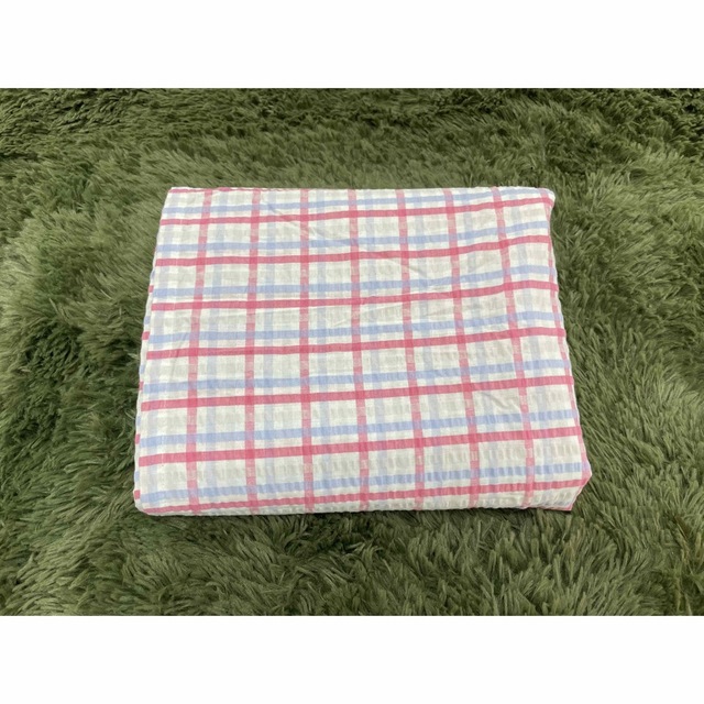 綿100%☆サッカー生地☆フラットシーツ☆シングルサイズ☆150×250cmの