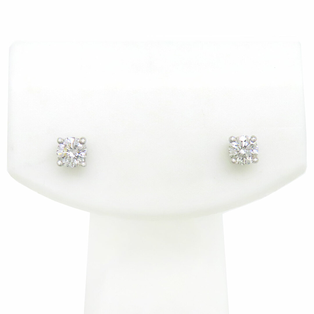 ティファニー ソリティア ピアス Pt950 レディース TIFFANY&Co. [美品