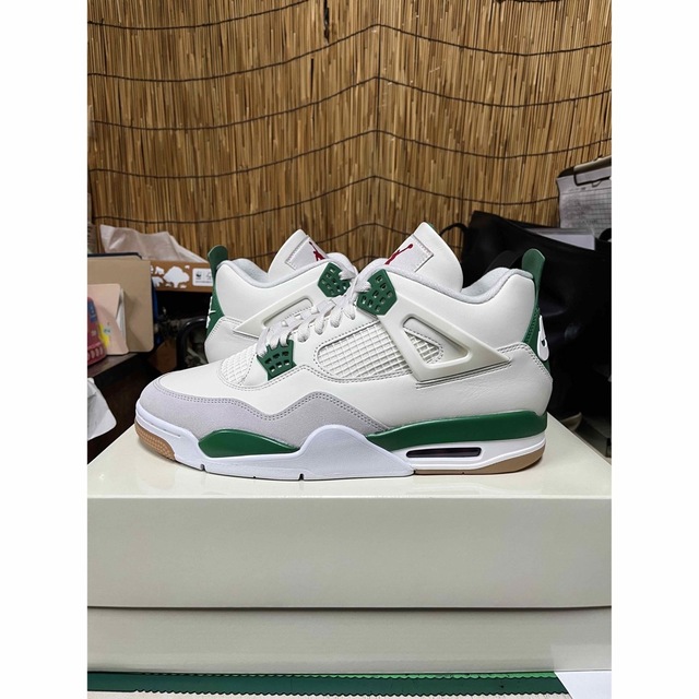 30cm nike sb jordan4 retro sp pine green