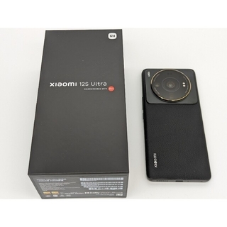 ANDROID - Xiaomi 12S Ultra 黒 256GB eu rom 日本語導入済み